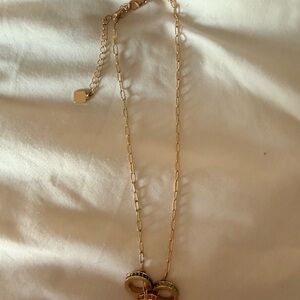 Park Lane Gold Necklace with Multicolor charms